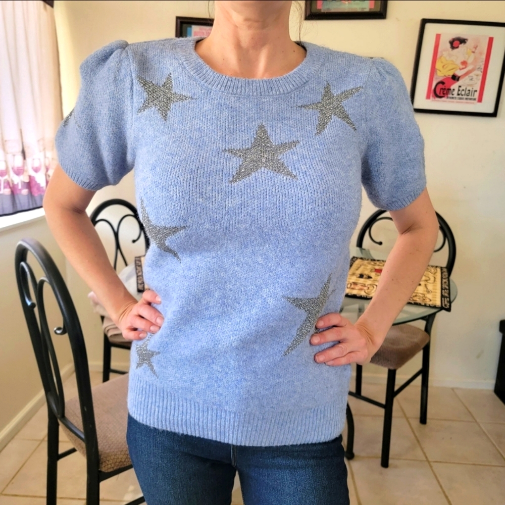 Modcloth Stars Top XS